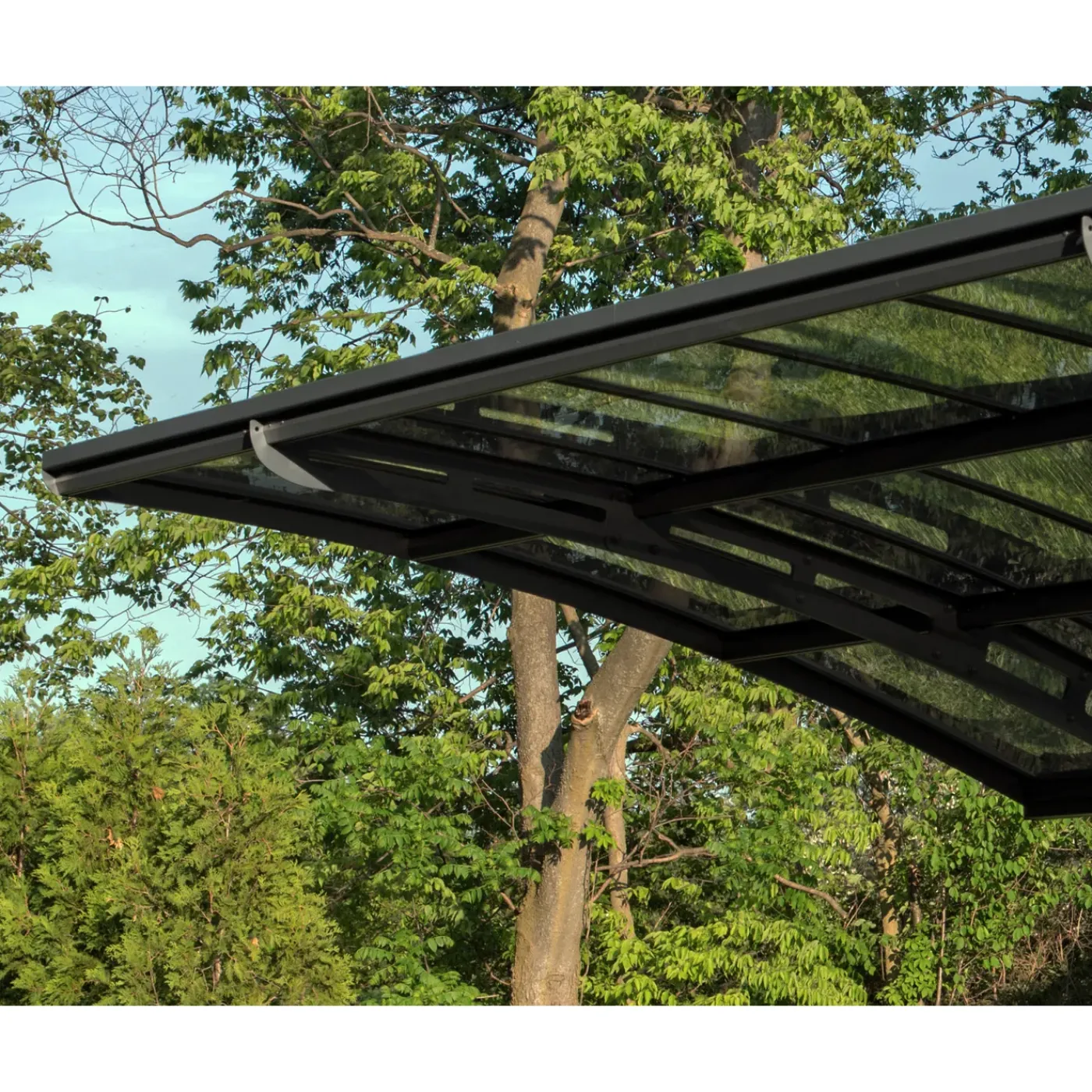 Canopia Palram | Carport Arizona Breeze 5000 - Dubbel - Antraciet - 578x495x273,5cm