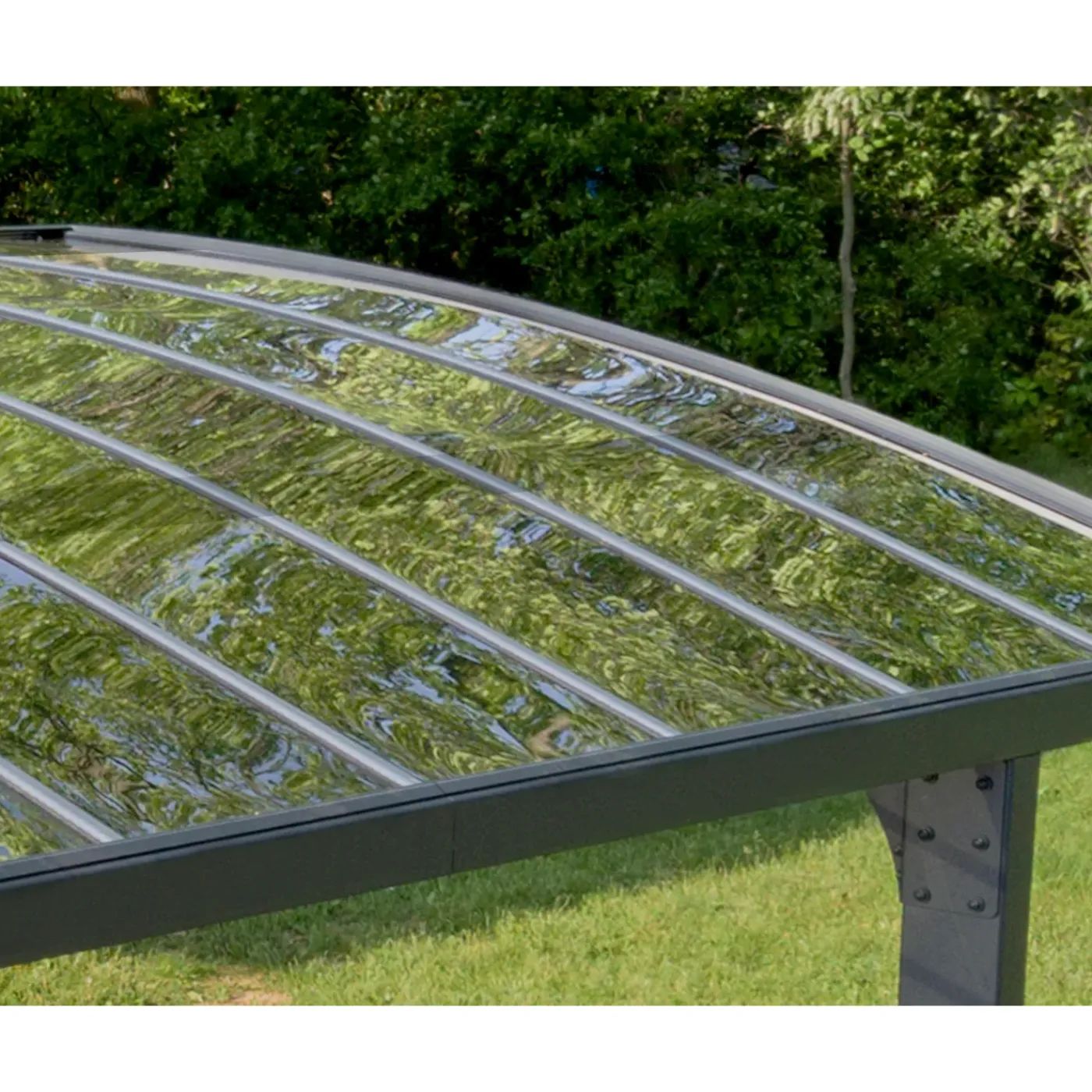 Canopia Palram | Carport Arizona Breeze 5000 - Dubbel - Antraciet - 578x495x273,5cm