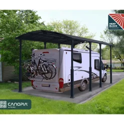 Palram | Canopia - Carport Camper Alpine - Grijs - 1077x359x307cm