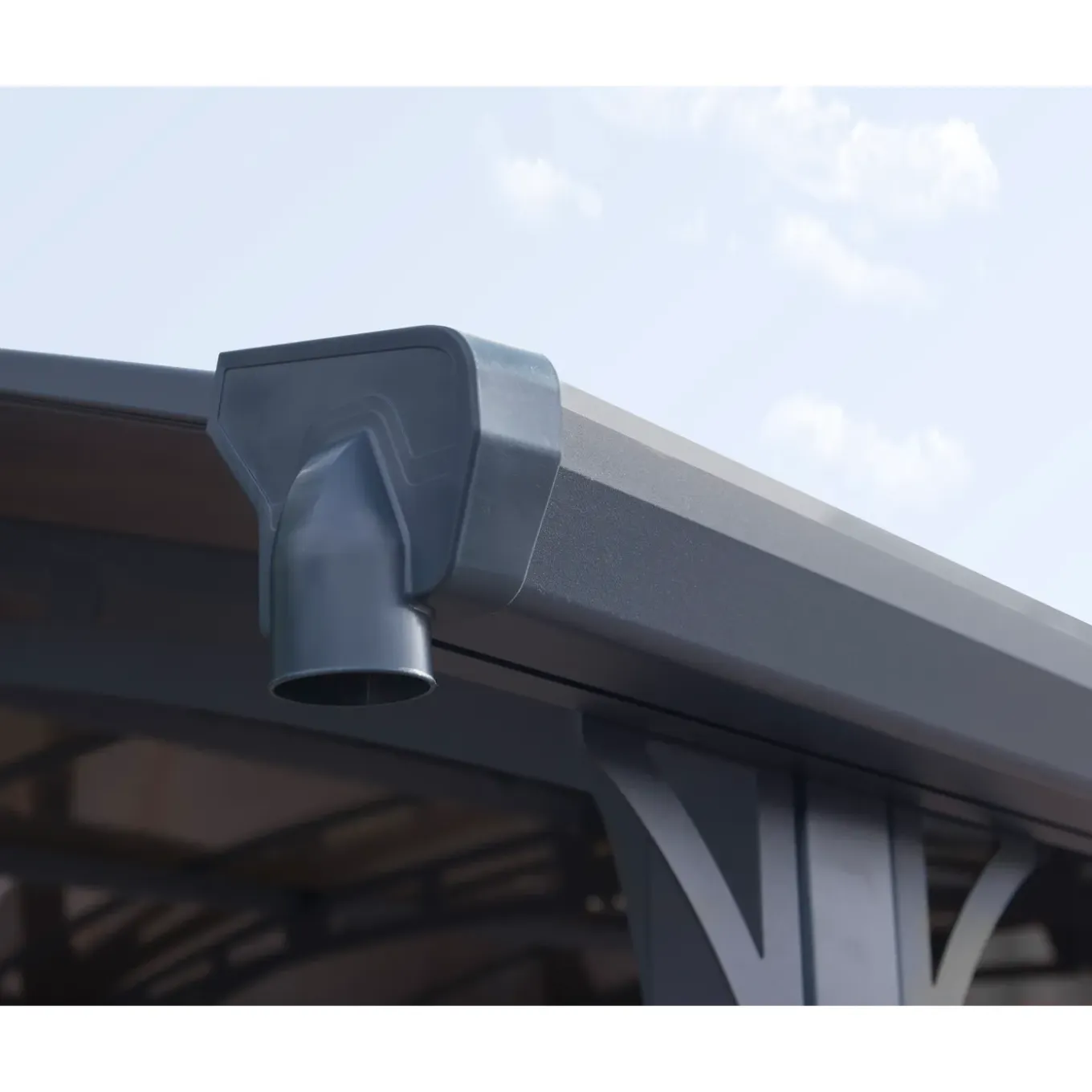 Palram | Canopia - Carport Camper Alpine - Grijs - 1077x359x307cm