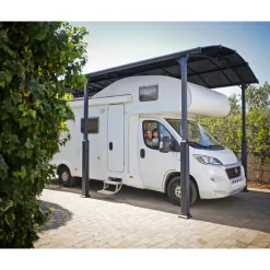 Palram | Canopia - Carport Camper Alpine - Grijs - 1077x359x307cm