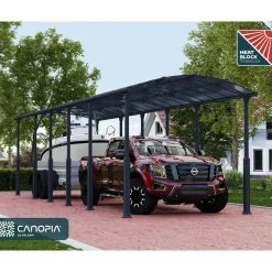 Canopia Palram | - Carport Camper Alpine - Grijs - 1290x359x307cm