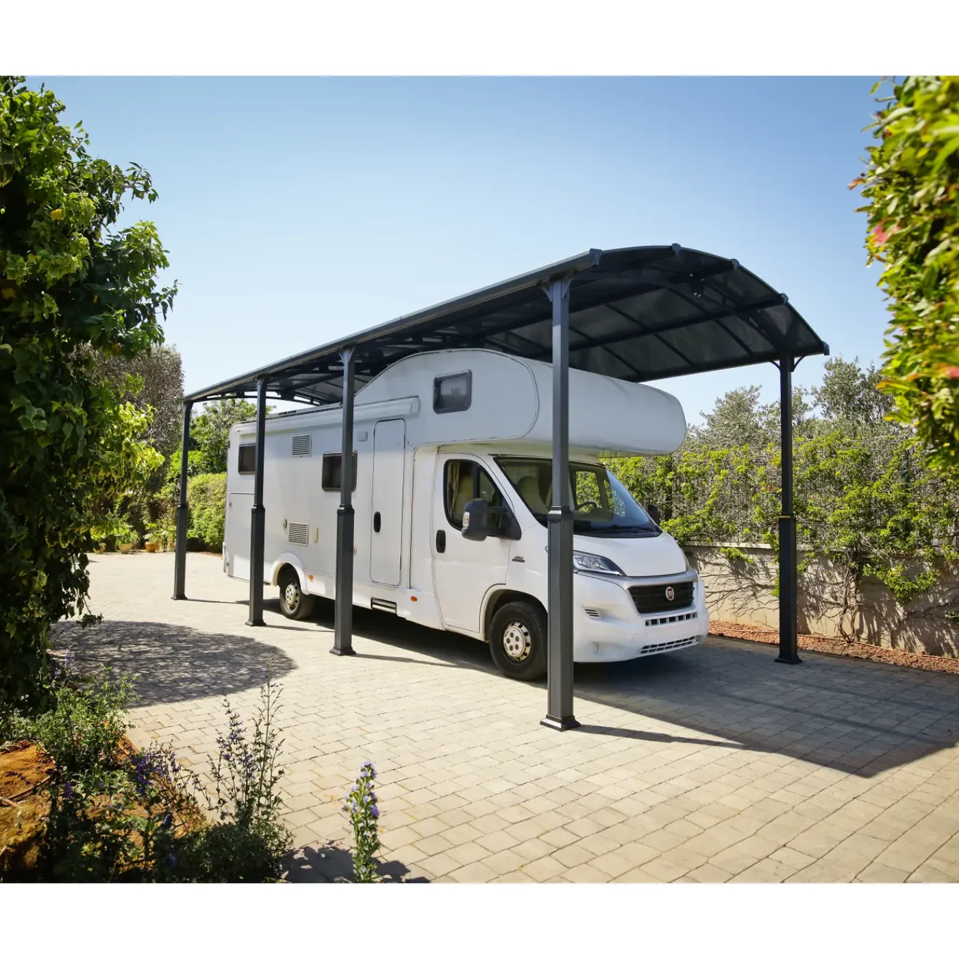 Canopia Palram | - Carport Camper Alpine - Grijs - 863x360x307cm