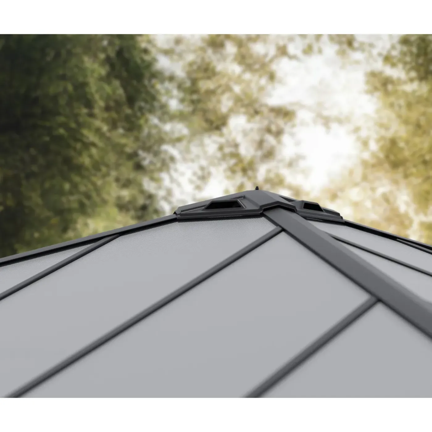 Canopia Palram | - carport Colorado Dubbel - grijs - 358x358x207,5cm