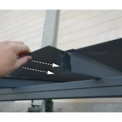 Palram - Canopia | Carport Verona - Enkel - Donkergrijs Brons - 504x299cm