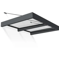 Palram | Canopia - Deur en Veranda Luifel Sophia XL - Helder 192x140x67cm