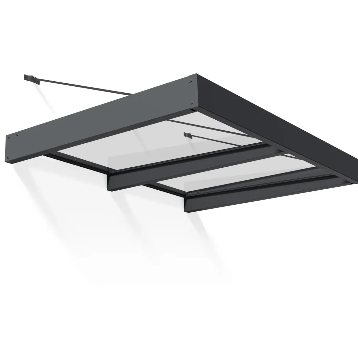 Palram | Canopia - Deur en Veranda Luifel Sophia XL - Helder 192x140x67cm