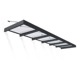 Canopia Palram | - Deur en Veranda Luifel Sophia XL - Grijs - 565x140cm