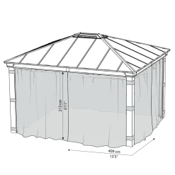 Canopia Palram | - Gaasset voor tuinpaviljoen Dallas 4300