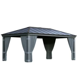 Palram-Canopia gordijnset voor tuinpaviljoen Dallas 6100 (4st)