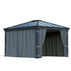Palram-Canopia gordijnset voor tuinpaviljoen Dallas 4300 (4st) 430x360cm