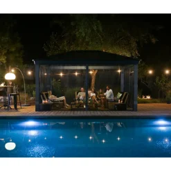 Palram | Canopia - Paviljoen Dallas - Donkergrijs - 487x363cm