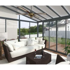 Palram - Canopia Serre, Veranda en Solarium SanRemo - Helder - Donkergrijs - 435x380cm