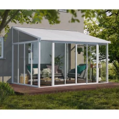 Canopia Palram - Serre, Veranda en Solarium SanRemo - Helder - Wit - 425x294cm
