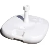Overig Parasolvoet Opvulbare serie - 1kg - Plastic - Vulbaar Met Handgreep Vierkant Wit