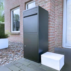 ParcelXL ® - Pakketbrievenbus - Pakketbox - Vrijstaand - Brievenbus Hangend - Antraciet - XXL - Post
