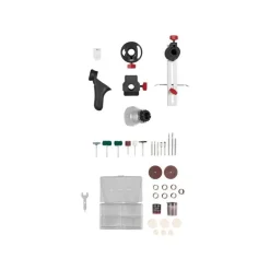 Parkside - Draadloze Precisieslijpmachine - Compact Met 66 Accessoires, 12v / 2ah