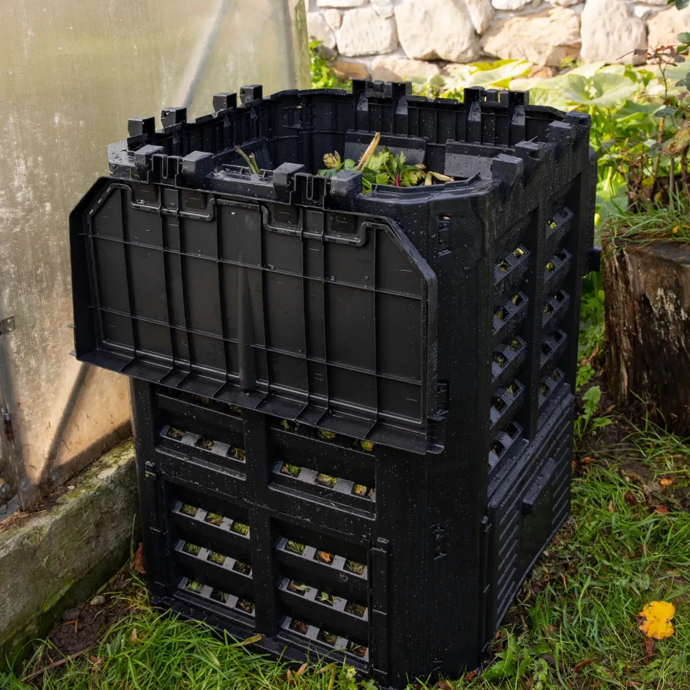 Patrol Compostbak 2x 360 L - 2 Stuks - Compostvat - Zwart