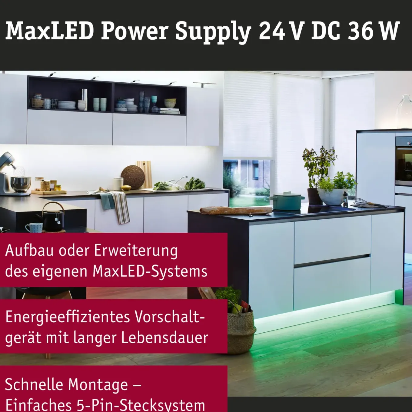 Paulmann adapter Universal LED Power zwart kunststof 36W 230/24V