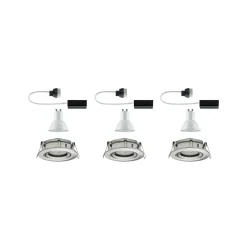 Paulmann inbouwspot LED Nova kantelbaar ijzer 3x7W