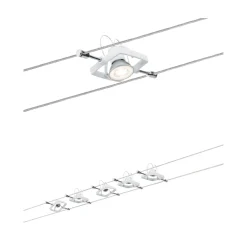 Paulmann Kabelsysteem Set Mac II - Wit - GU5.3 - Metaal - max. 5x10W