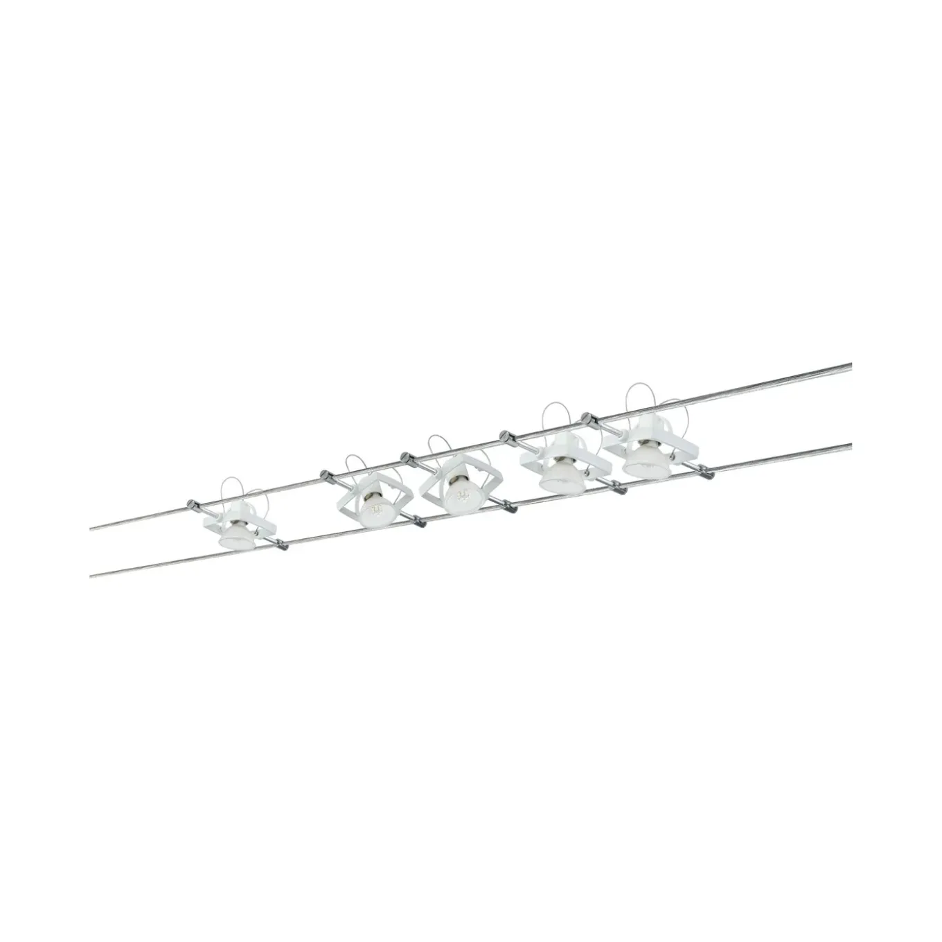 Paulmann Kabelsysteem Set Mac II - Wit - GU5.3 - Metaal - max. 5x10W