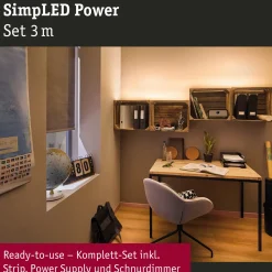 Paulmann ledstrip Function SimpLED 3m warmwit dimbaar schakelbaar 33W
