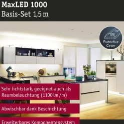 Paulmann ledstrip MaxLED 1000 1,5m basisset warmwit gecoat 20W