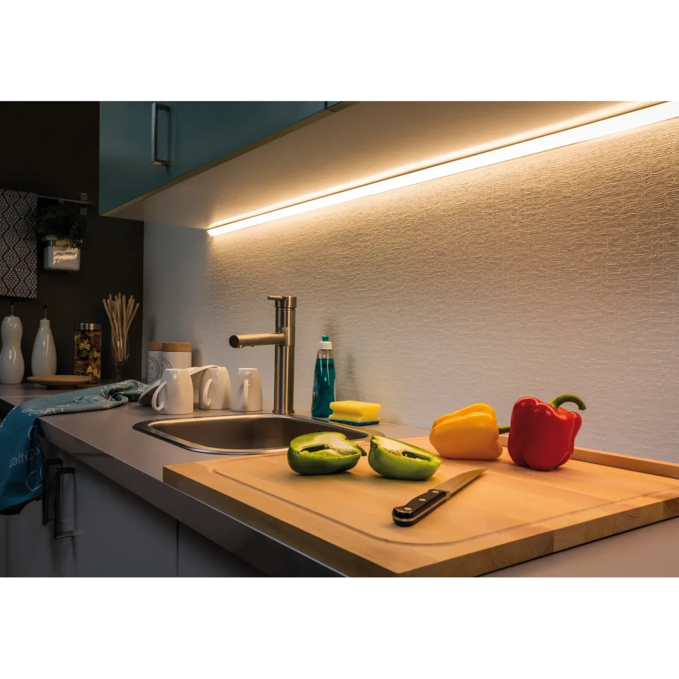 Paulmann ledstrip MaxLED 500 1,5m basisset warmwit 10W