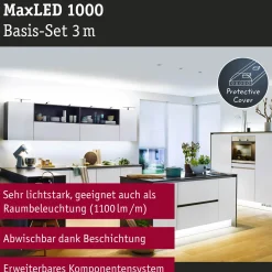 Paulmann ledstrip MaxLED 1000 3m basisset daglicht wit gecoat 34W