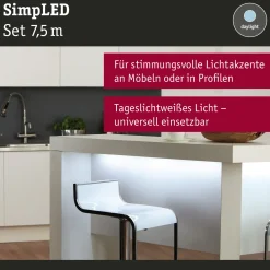 Paulmann ledstrip SimpLED 7,5m daglicht 20W