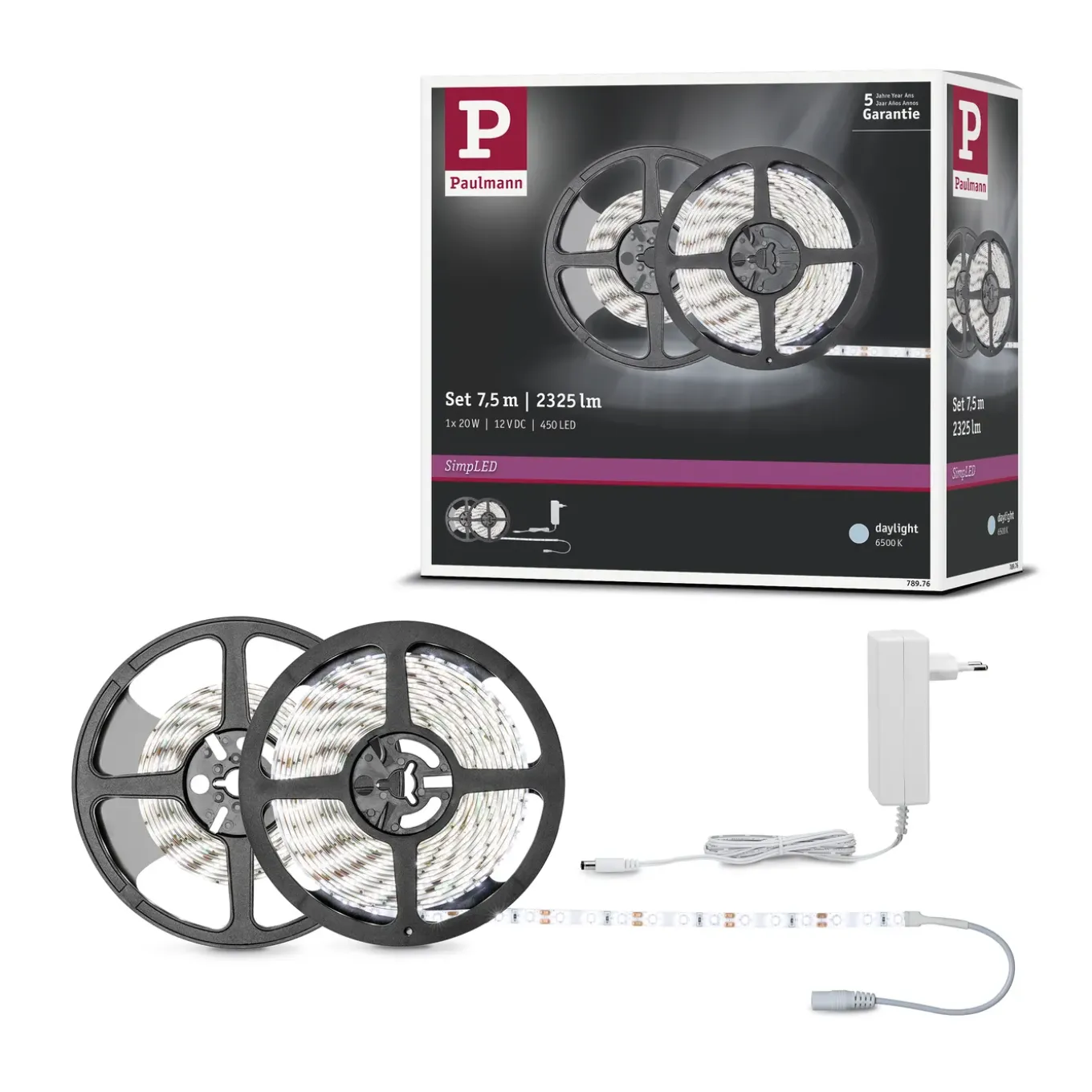 Paulmann ledstrip SimpLED 7,5m daglicht 20W