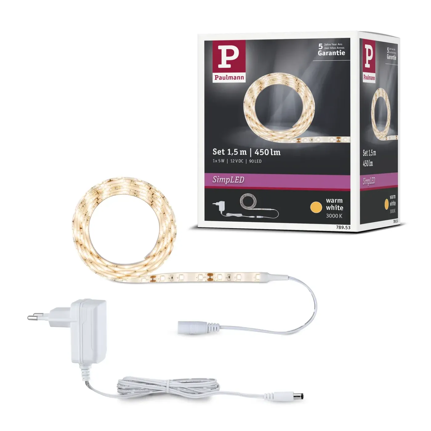 Paulmann ledstrip SimpLED 1,5m 5W