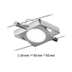 Paulmann railsysteem spot MacLED chroom mat 4W