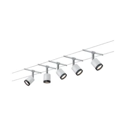 Paulmann railsysteem URail TubeLED wit zwart chroom 5x4W