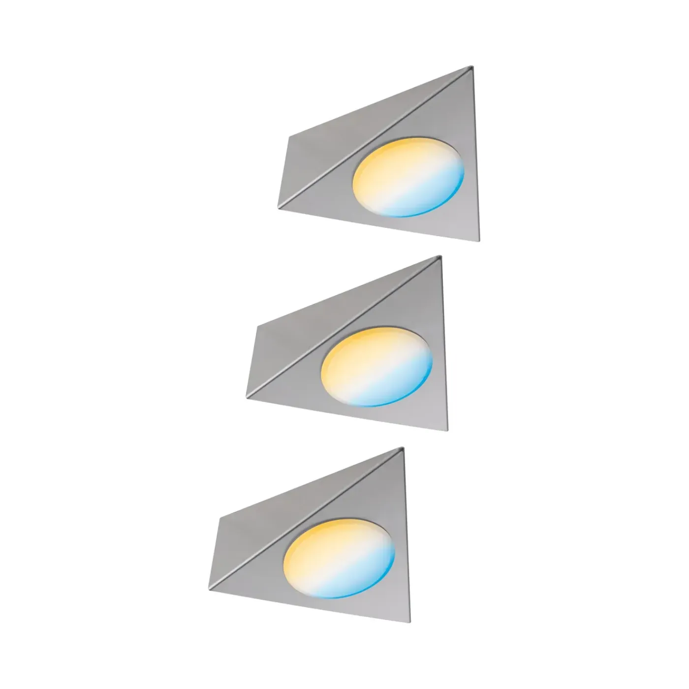 Paulmann starterset spot Clever Connect Trigo nikkel 3x2W