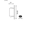 Paulmann traplamp Edge Quadro matzwart 1,2W