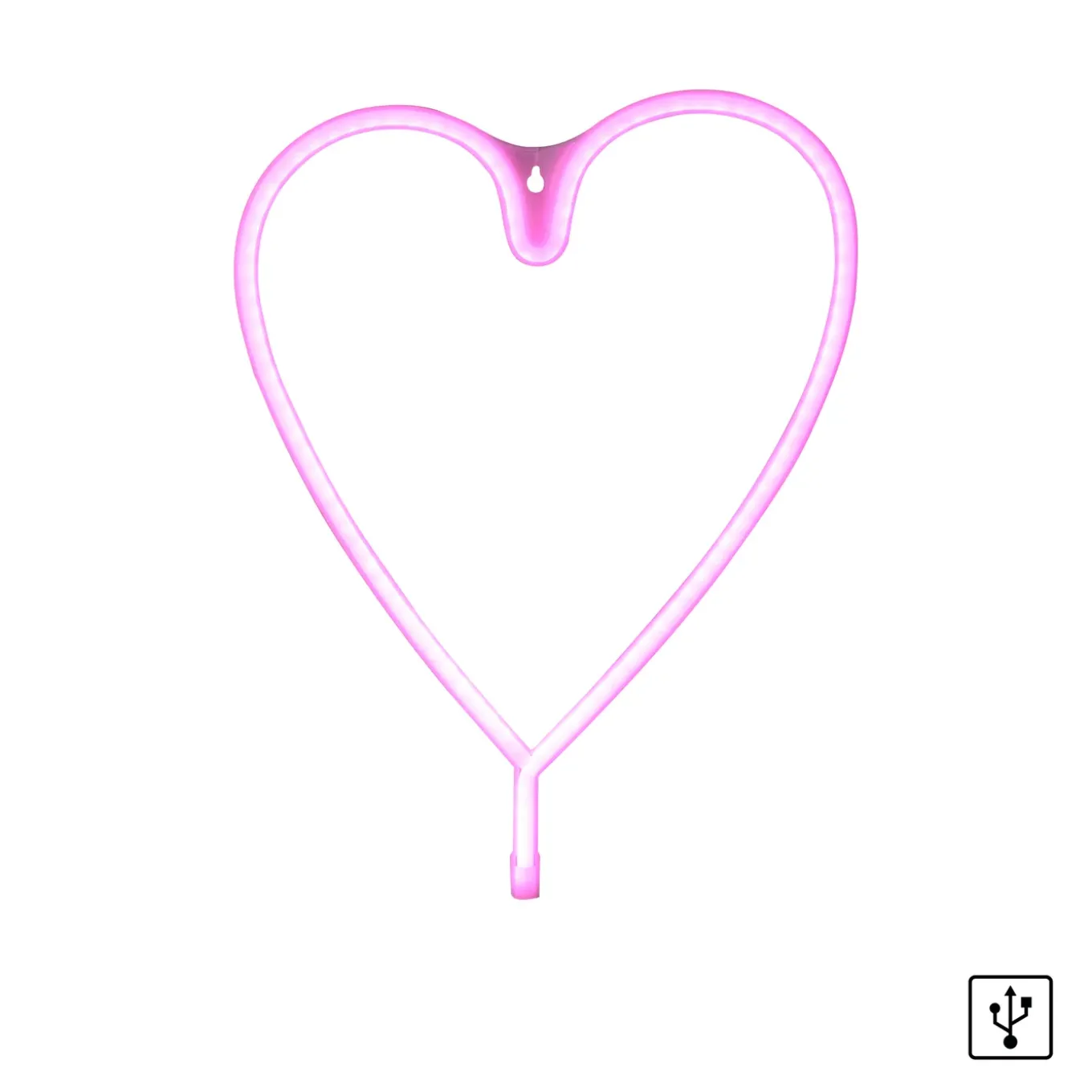 Paul Neuhaus Neon Lamp Hart - Roze - 9W - 29x38cm