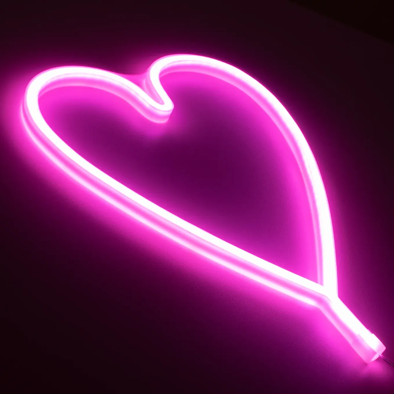 Paul Neuhaus Neon Lamp Hart - Roze - 9W - 29x38cm