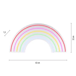 Paul Neuhaus Neon Lamp Regenboog - Meerkleurig - 8,5W - 63x32cm