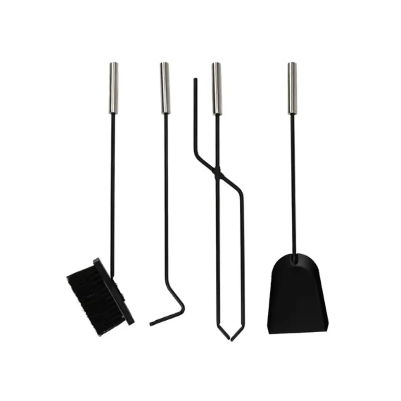 Perel Bb50112 Haardset 4-delig Met Houder Voor Open Haard