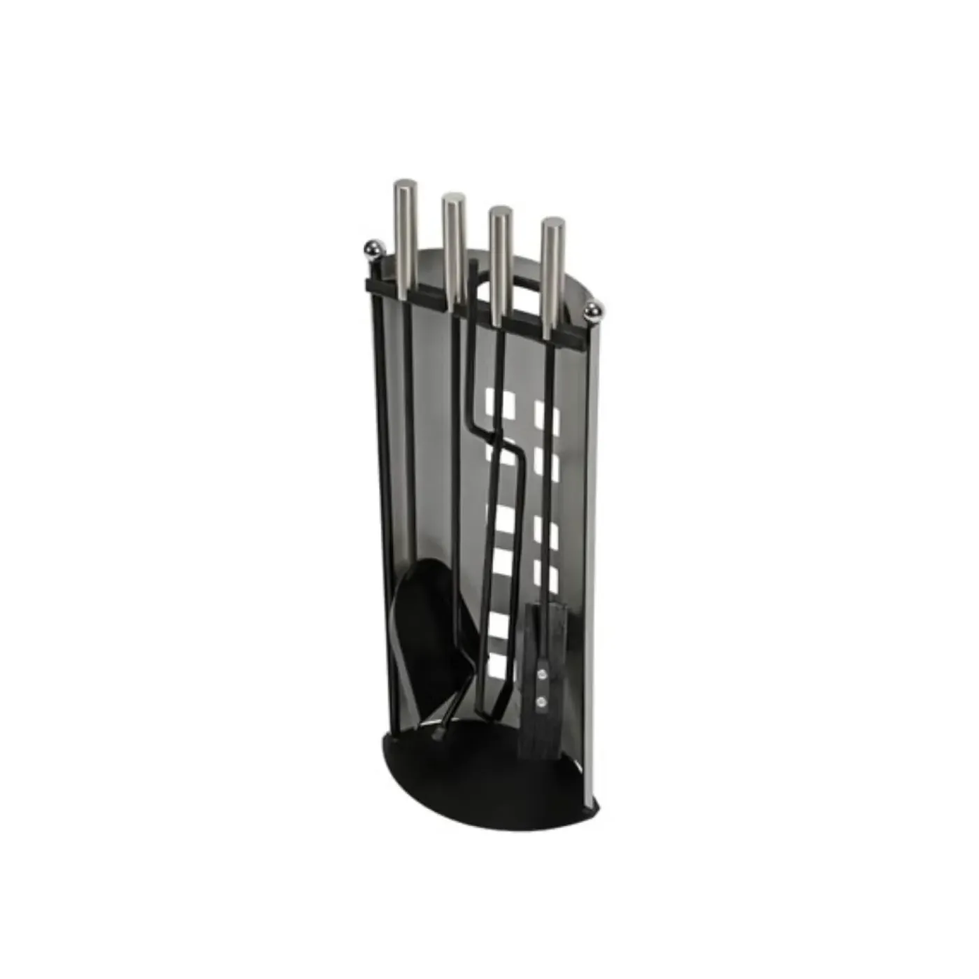 Perel Bb50112 Haardset 4-delig Met Houder Voor Open Haard