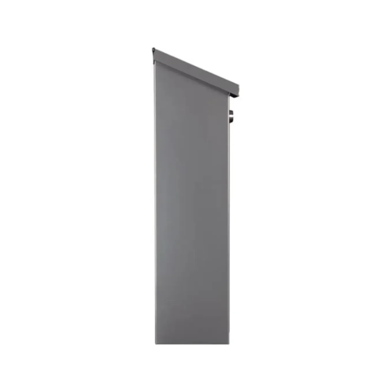 Perel Brievenbus Rio, wand- en paalmontage, 10 x 27 x 39.5 cm, Grijs