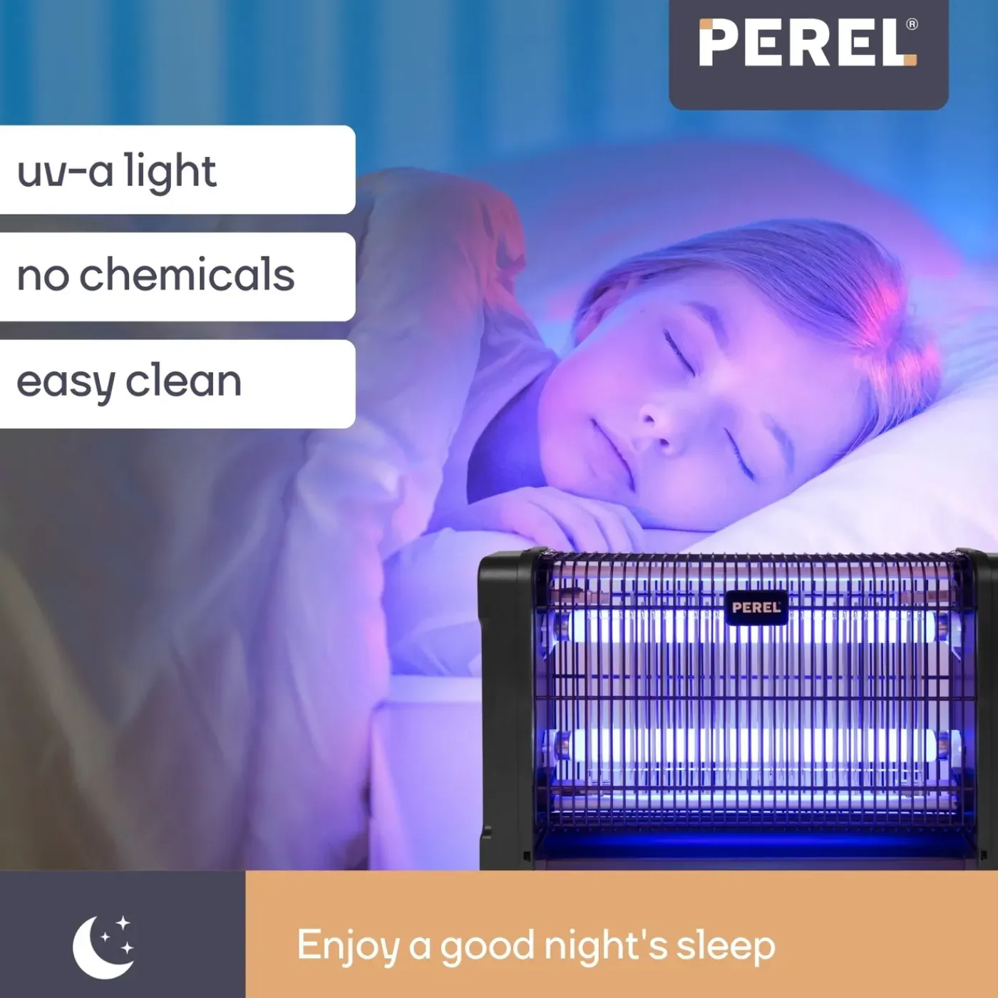 Perel Draadloze Insectenbestrijders 360° - 2 X 10 W