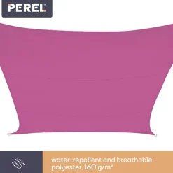 Perel Gss4320fu Schaduwdoek 2x3m Waterafstotend Voor Tuin En Terras