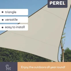 Perel Gss3500 Schaduwdoek 5x5x5m Waterafstotend Voor Tuin En Terras