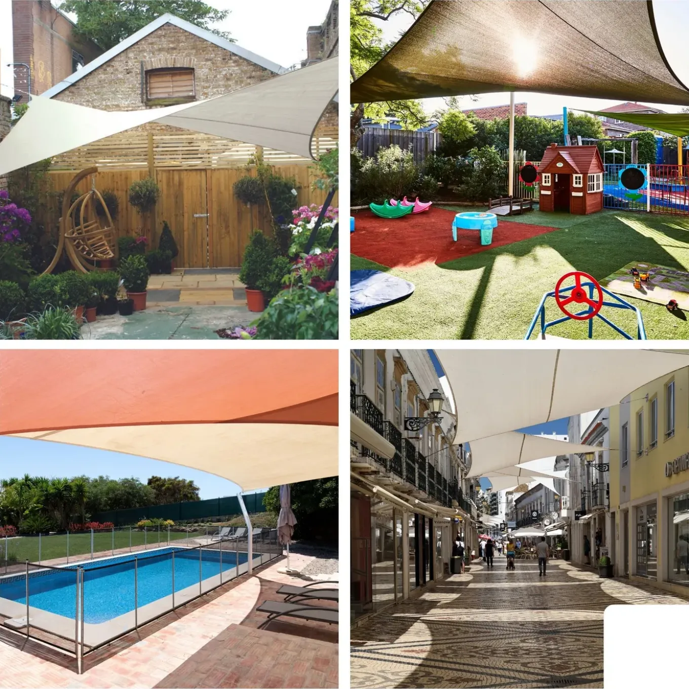 Perel Gss3500 Schaduwdoek 5x5x5m Waterafstotend Voor Tuin En Terras