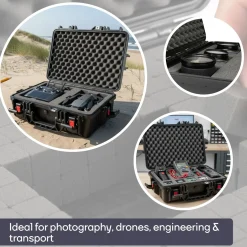 Perel Hc450st Hardcase Koffer Ip67 Met Plukschuim Waterdicht