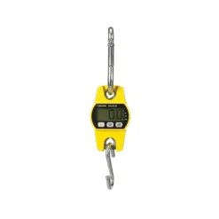 Perel Kraanweegschaal, digitaal, 300 g tot 300 kg, 8.2 x 4.8 x 14cm, Geel, ABS