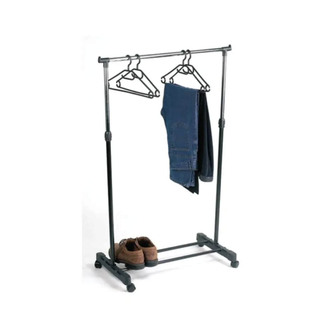 Perel Mp60 Kledingrek Op Wielen Verstelbare Stang Max. 15 Kg